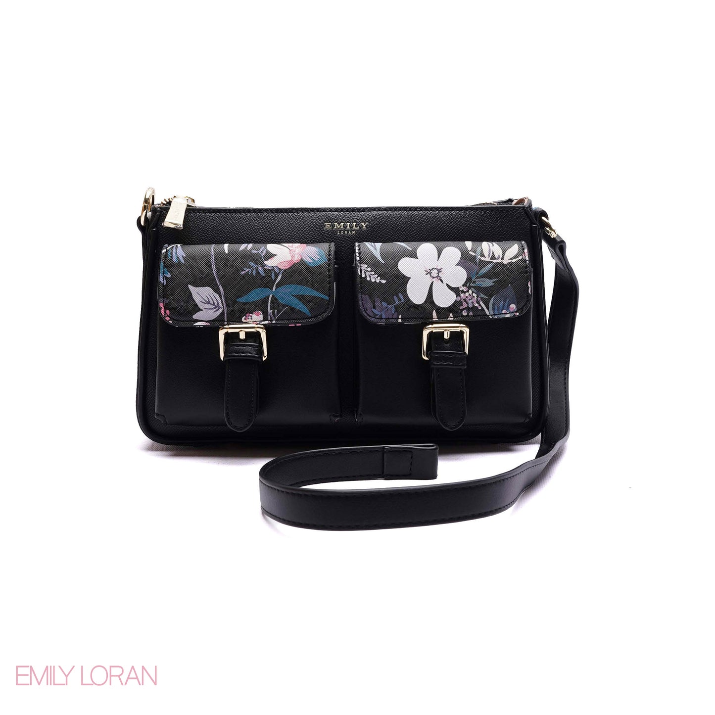 ELEGANT DUAL-POCKET CROSSBODY BAG