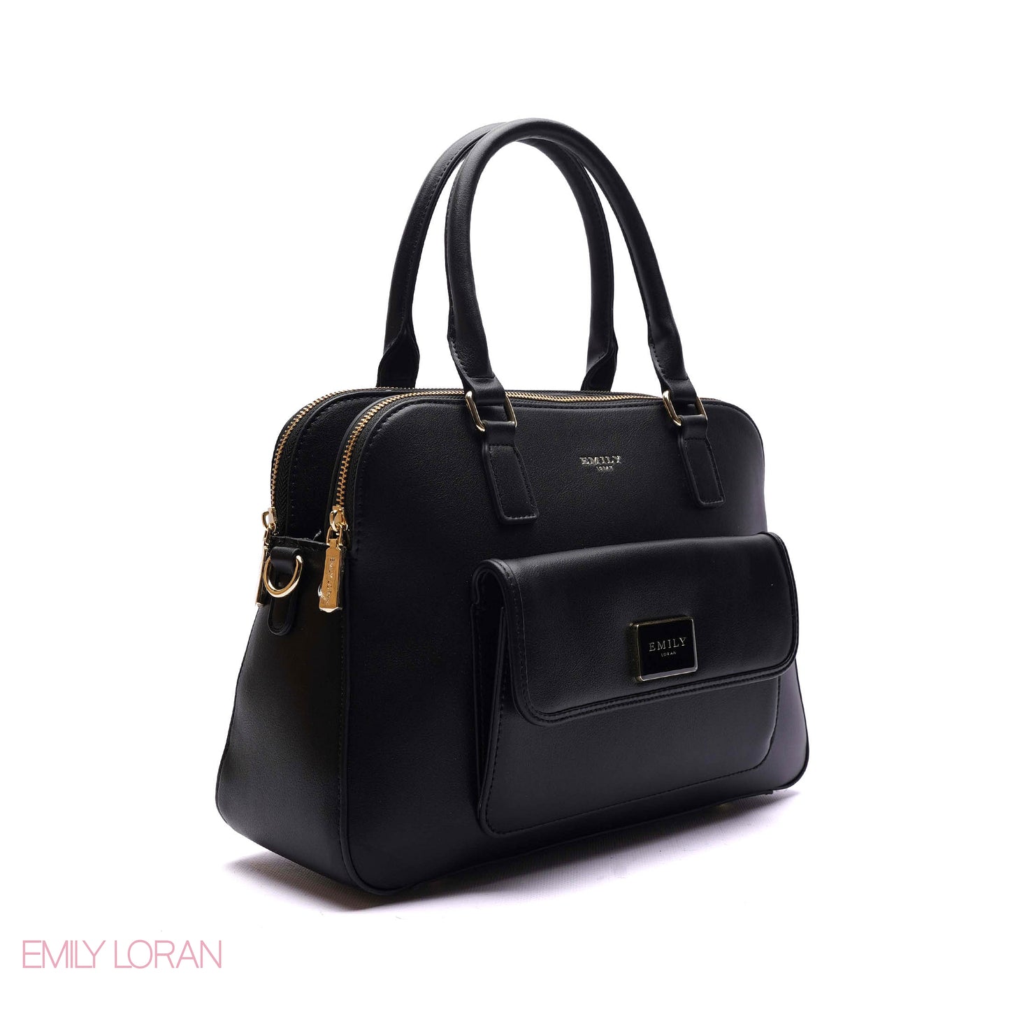 DOME FRONT-POCKET HANDBAG - LARGE