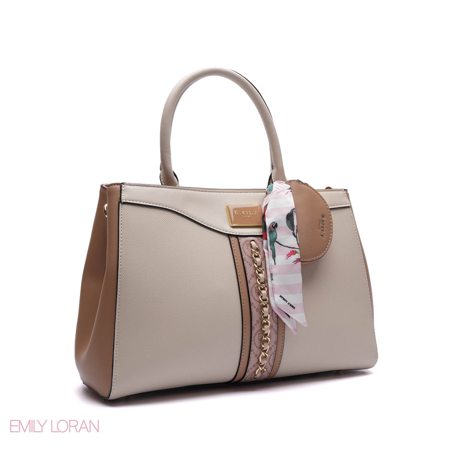 CHAIN-DETAIL HANDBAG WITH COIN PURSE