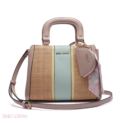 TOP-HANDLE BAG WITH COIN PURSE