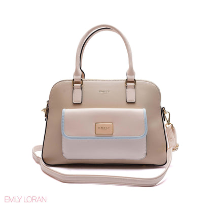 DOME FRONT-POCKET HANDBAG - LARGE