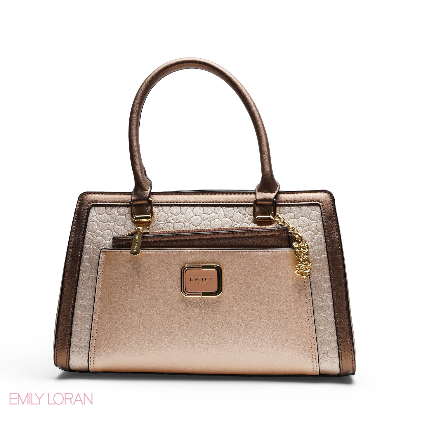 EMILY SPECIAL DESIGN WITH METALLIC POUCH BAG