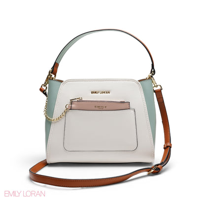ELEGANT SATCHEL WITH POUCH BAG