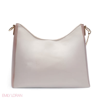 EMBOSSED ROSE SHOULDER BAG SET