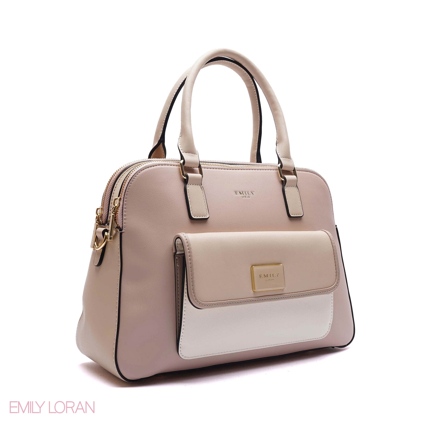 DOME FRONT-POCKET HANDBAG - LARGE