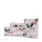 PINK STRIPPED 3-PIECE WALLET SET