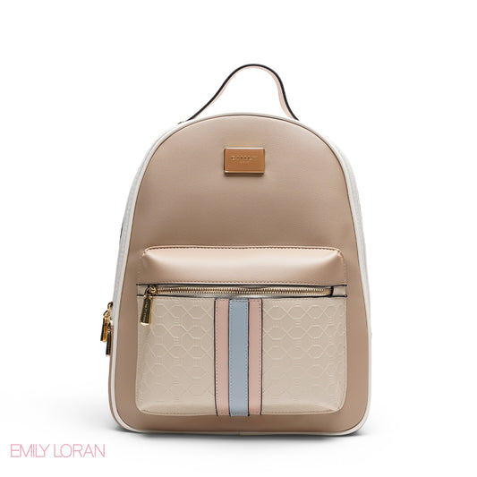 CHIC MULTI TEXTURED DAILY ESSENTIAL BACKPACK BAG