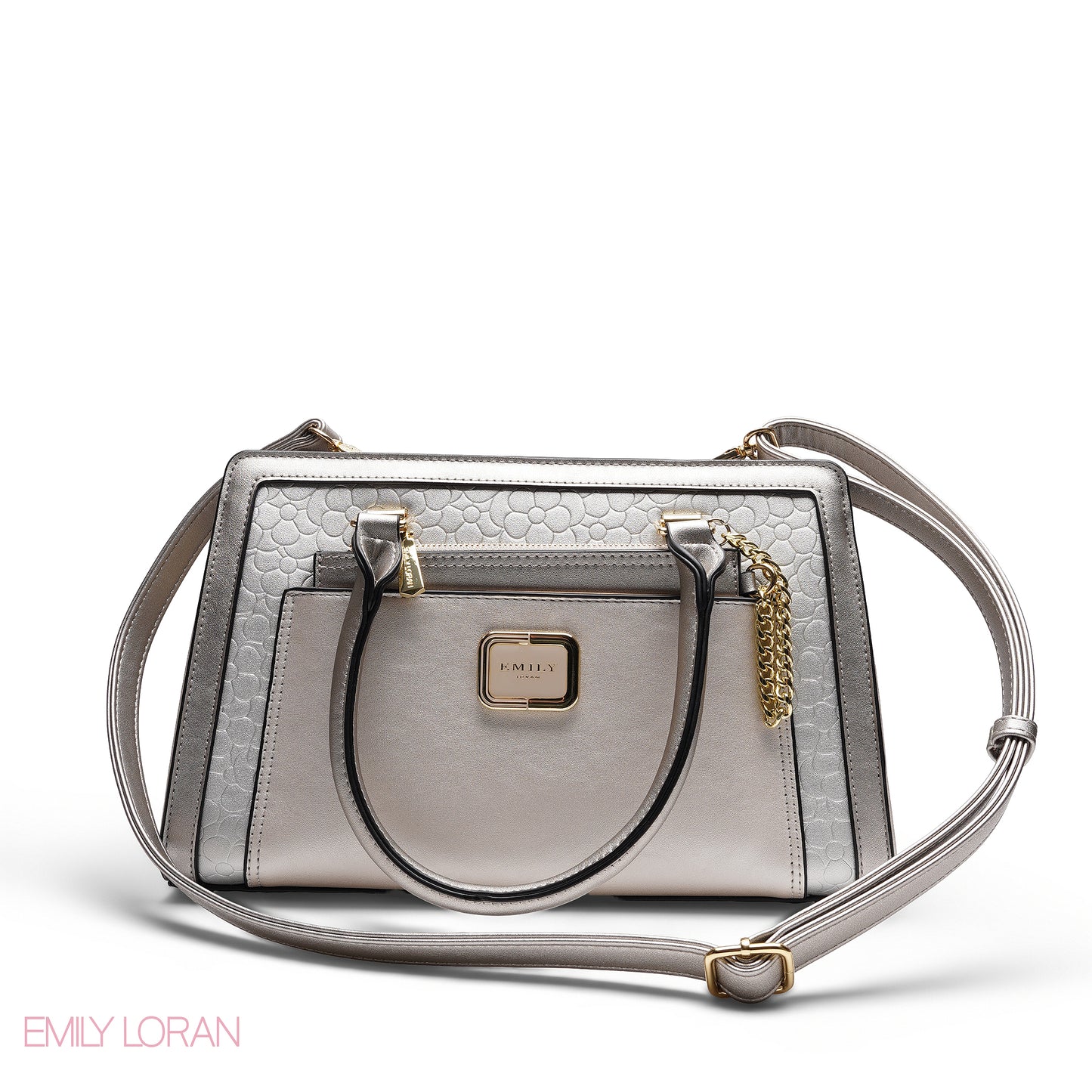 EMILY SPECIAL DESIGN WITH METALLIC POUCH BAG