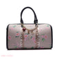 MONOGRAM BARREL BAG WITH CHARM CHAIN - LARGE