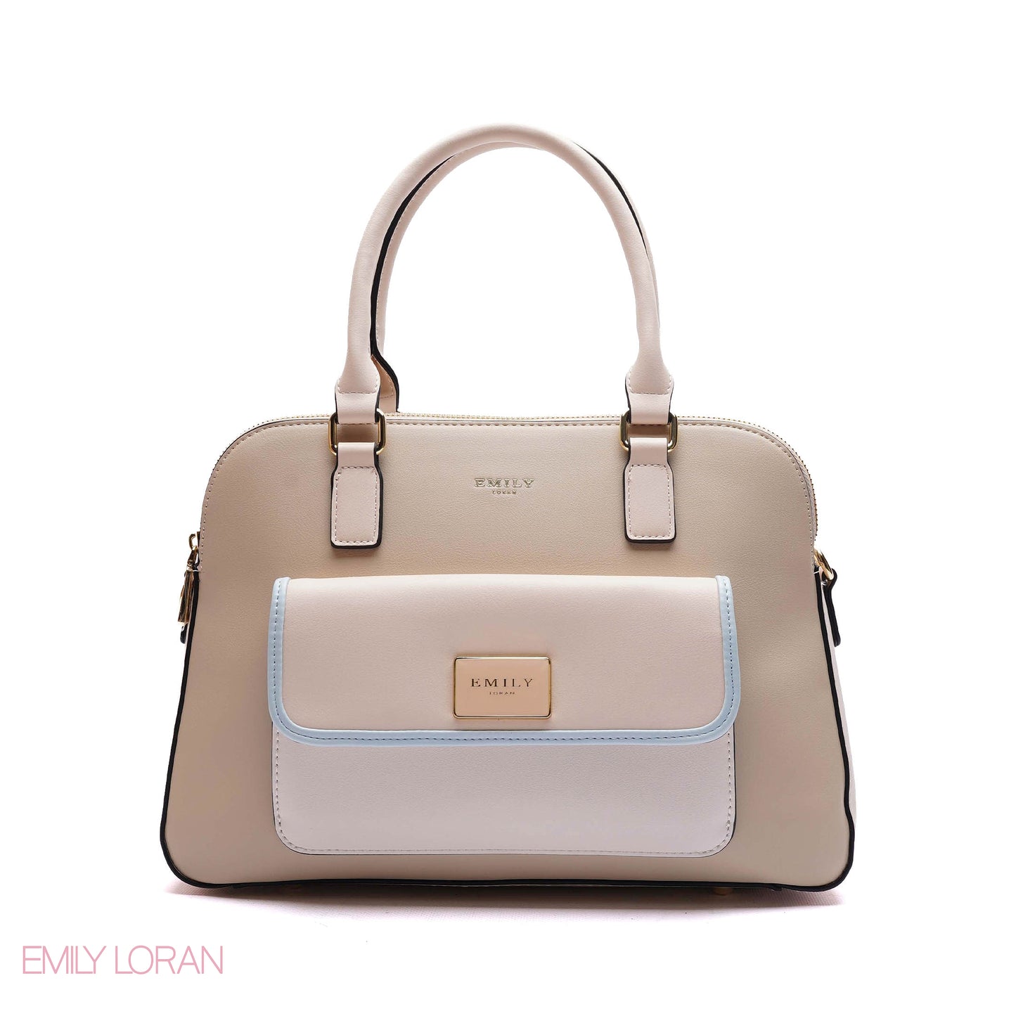 DOME FRONT-POCKET HANDBAG - LARGE
