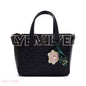 QUILTED FLORAL TOTE BAG