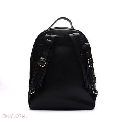 BACK BAG WITH CROC AND FLOWER PRINT