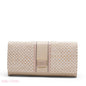 PINK TWEED TRI-FOLD WALLET