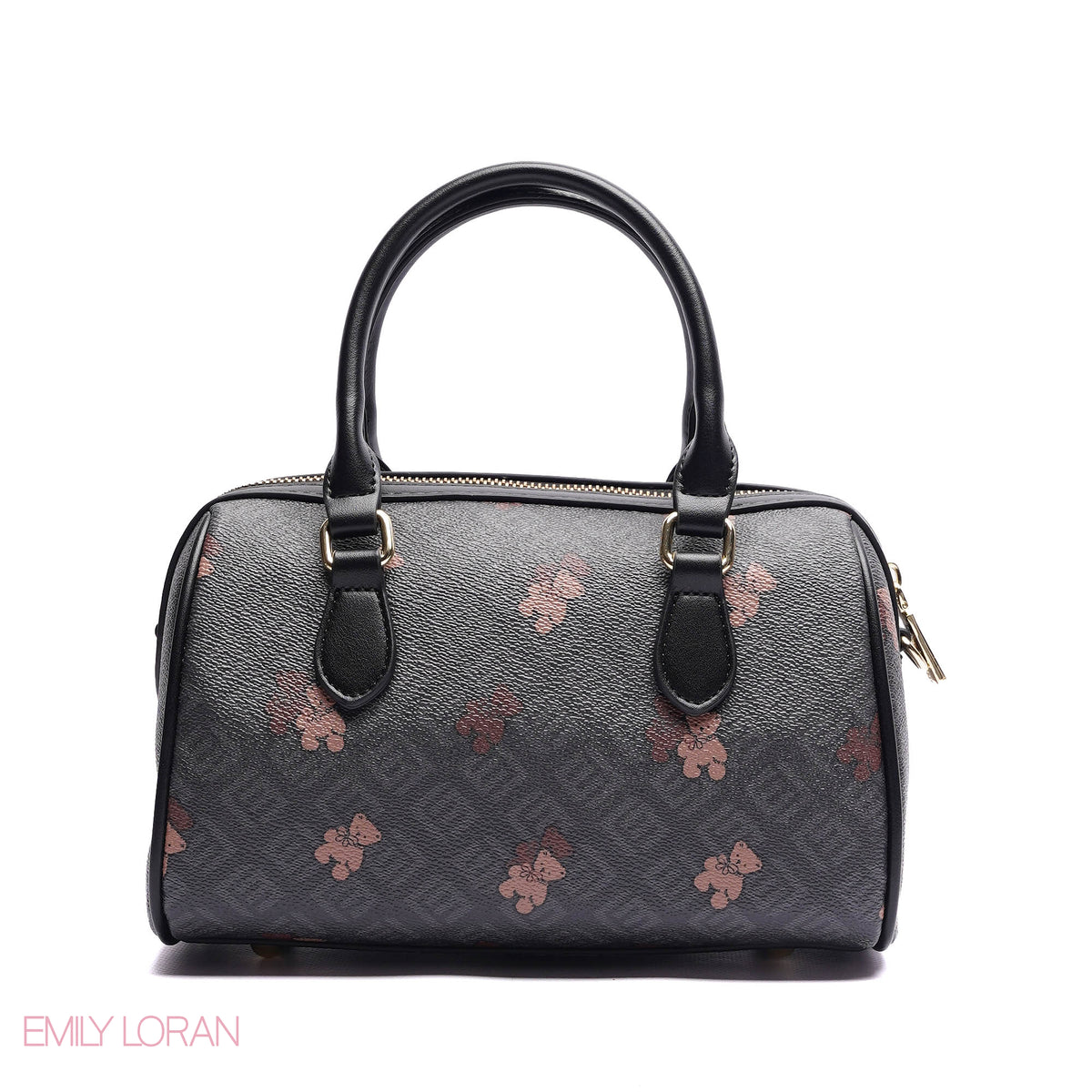MONOGRAM STRUCTURED HANDBAG WITH CHAIN - SMALL