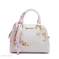 FLORAL DOME HANDBAG WITH SCARF