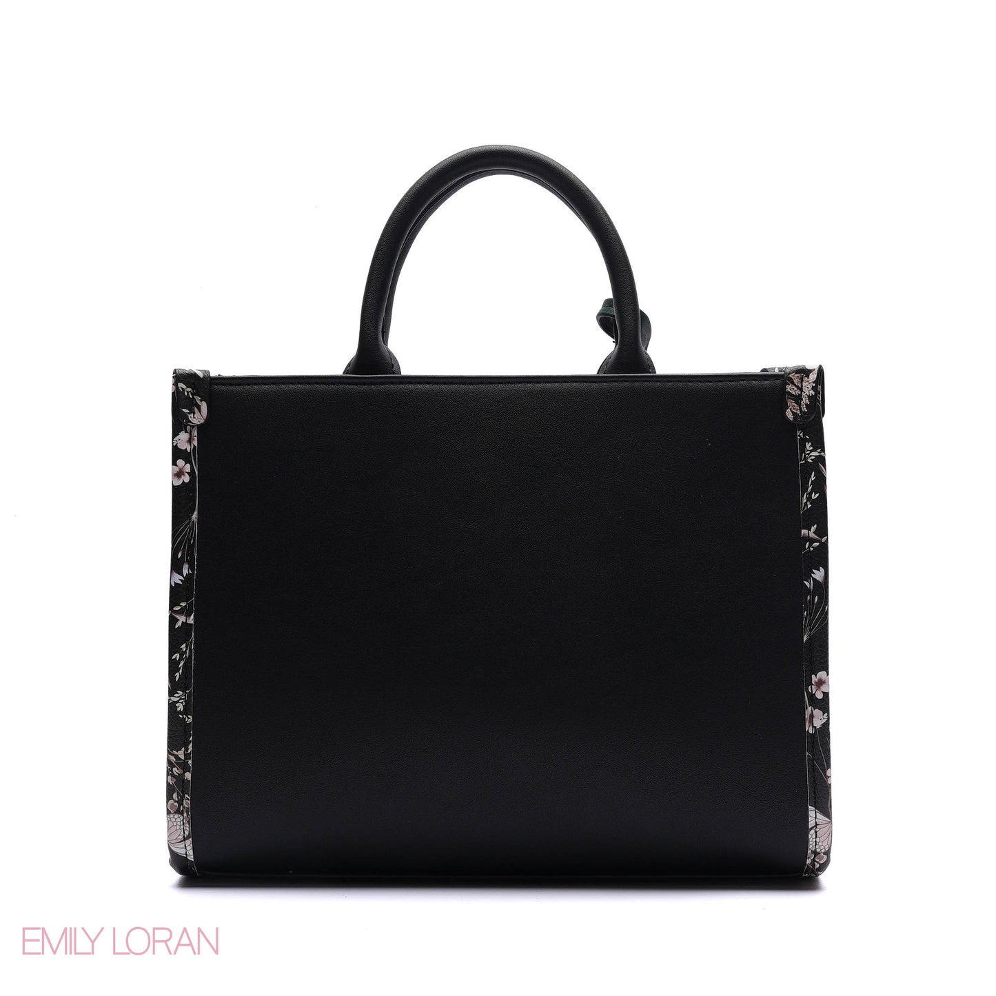 EMBOSSED LOGO TOTE BAG WITH TASSEL CHARM - SMALL
