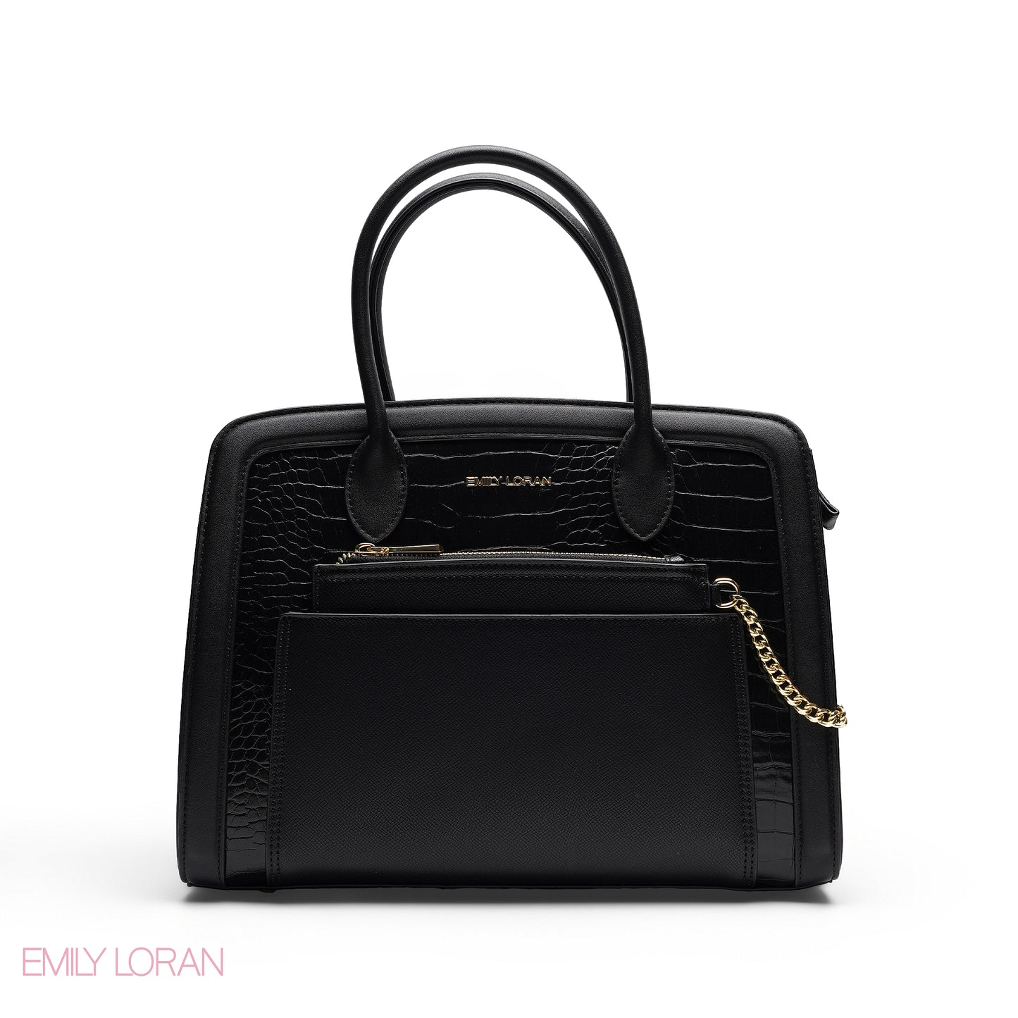 HANDBAG WITH POUCH MIXED COLOR - LARGE