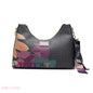 ELEGANT MONOGRAM PRINT SHOULDER BAG
