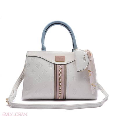 CHAIN-DETAIL HANDBAG WITH COIN PURSE