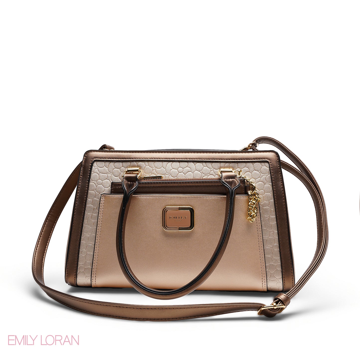 EMILY SPECIAL DESIGN WITH METALLIC POUCH BAG