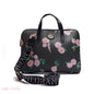 MONOGRAM LAPTOP BAG WITH LOGO WEBBING STRAP
