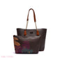 MONOGRAM SHOULDER BAG WITH PRINTED POUCH