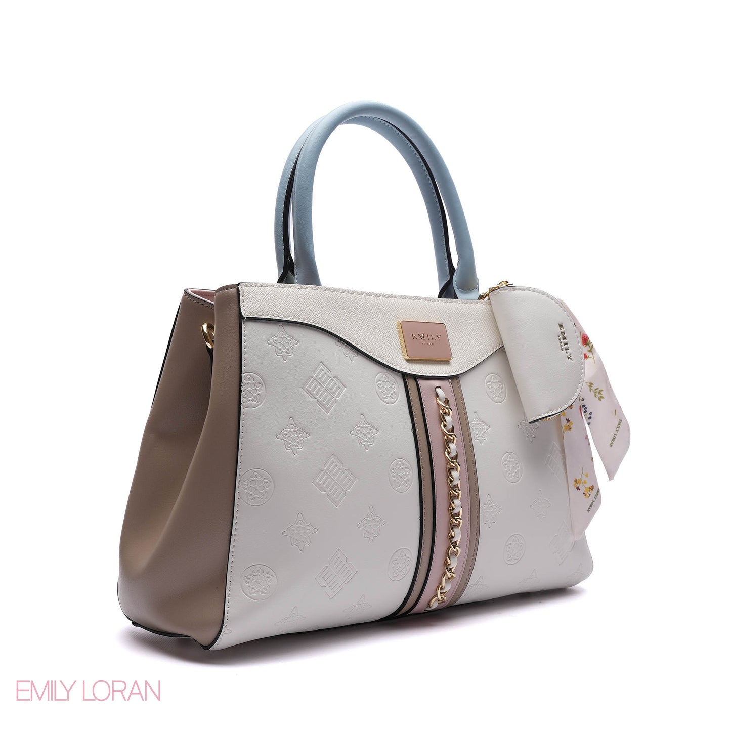 CHAIN-DETAIL HANDBAG WITH COIN PURSE