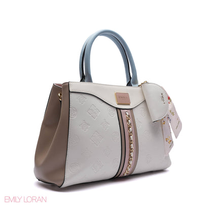 CHAIN-DETAIL HANDBAG WITH COIN PURSE