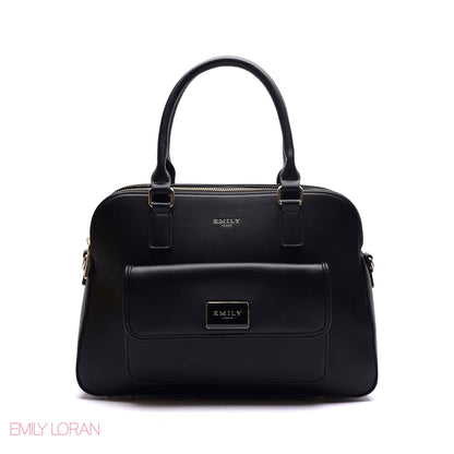 DOME FRONT-POCKET HANDBAG - LARGE