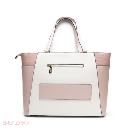 ELEGANT MULTI TEXTURED WITH POUCH BAG