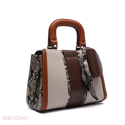 TOP-HANDLE BAG WITH COIN PURSE