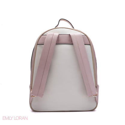 BACKPACK FLOWERS PATTERNS AND CROC FRONT POCKET LEATHER