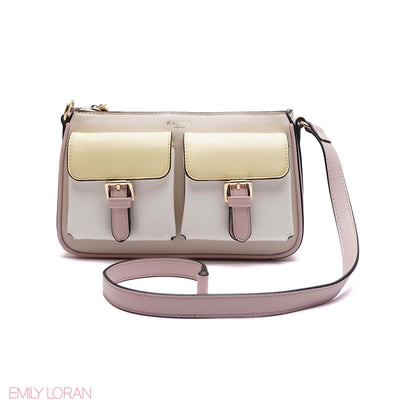 ELEGANT DUAL-POCKET CROSSBODY BAG