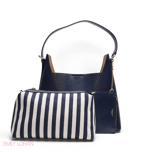 EMILY LORAN HOBO BAG WITH POUCH