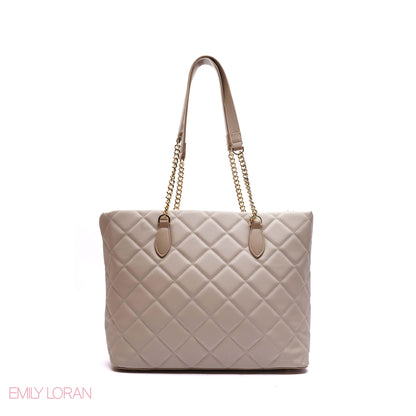 SHOULDERBAG DIAMOND PATTERN DESIGN WITH POUCH - LARGE