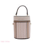 ELEGANT STRUCTURED CYLINDER VANITY BAG