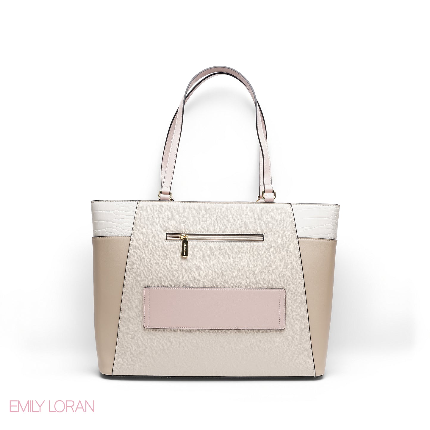 ELEGANT MULTI TEXTURED WITH POUCH BAG