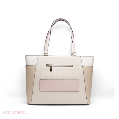 ELEGANT MULTI TEXTURED WITH POUCH BAG