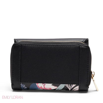 MONOGRAM EMBOSSED MULTI-COMPARTMENT WALLET