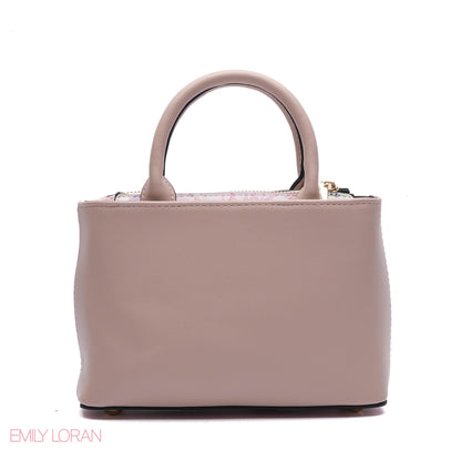 PANELLED HANDBAG WITH COIN POUCH