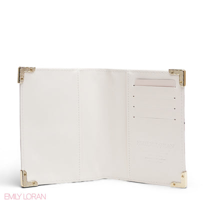 PINK STRIPPED 3-PIECE WALLET SET