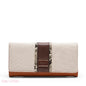 SNAKESKIN EFFECT TRI-FOLD WALLET
