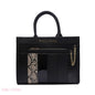 MULTI-TEXTURED PANELLED HANDBAG SET