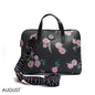 MONOGRAM LAPTOP BAG WITH LOGO WEBBING STRAP
