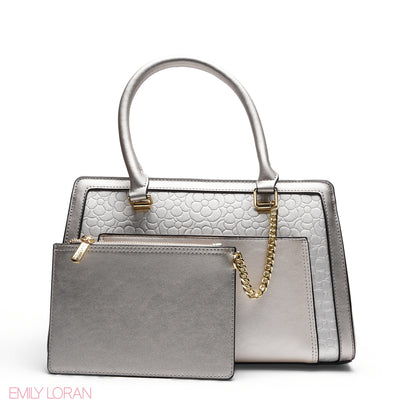 EMILY SPECIAL DESIGN WITH METALLIC POUCH BAG