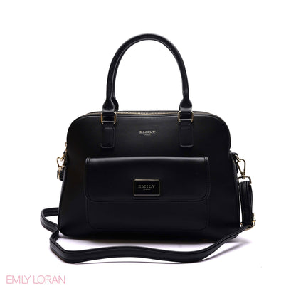 DOME FRONT-POCKET HANDBAG - LARGE
