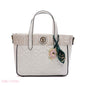 QUILTED FLORAL TOTE BAG