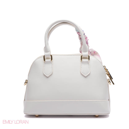 FLORAL DOME HANDBAG WITH SCARF