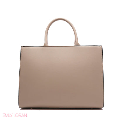 MULTI-TEXTURED PANELLED HANDBAG SET