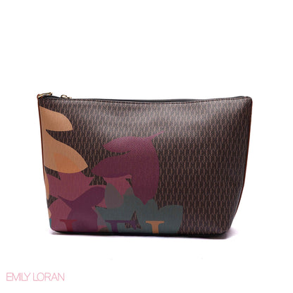 MONOGRAM SHOULDER BAG WITH PRINTED POUCH